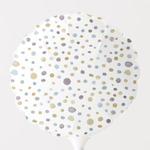 Janet Confetti Watercolor Dots Balloon