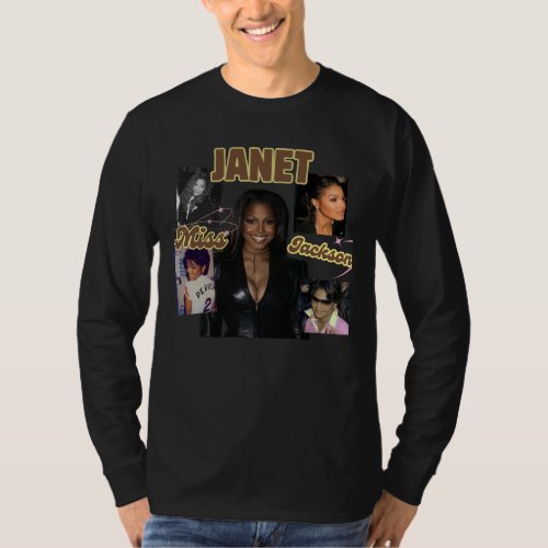 Janet Miss Jackson Graphic  T_Shirt