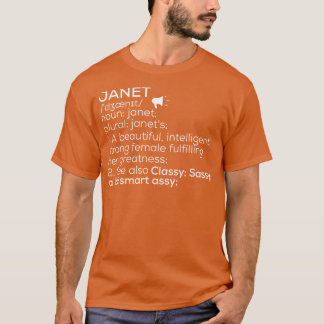 Janet Name Definition Janet Female Name 1 T-Shirt