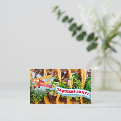 Janet  taquizas business card