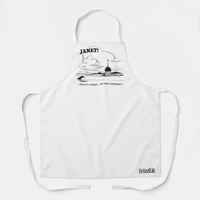 Janet Tilapia Samovar Mashup Apron (Front)