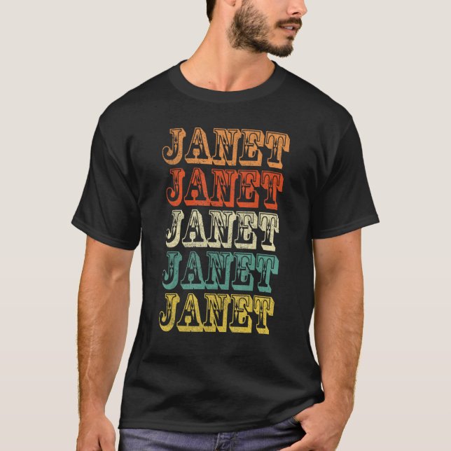 Janet Vintage Retro_2 T-Shirt (Front)