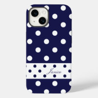 Janice - Cute Polka Dots With Your Name -