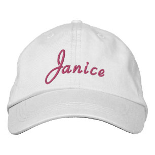 Janice Name Embroidered Baseball Cap