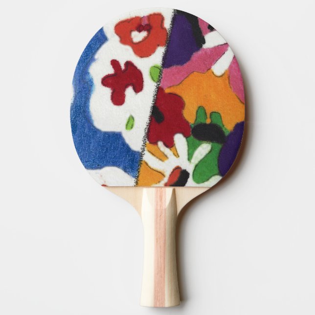 Janina's Patchwork Ping Pong Paddle (Back)