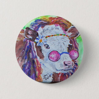 Janis Cow Button