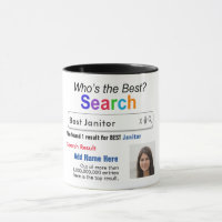Janitor - Funny Best Custom Search Gift Mug