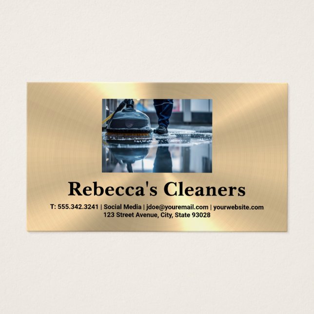 Janitor Mopping the Floor | Sanitizing (Front)