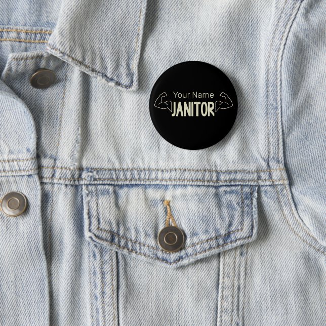 Janitor Or Caretaker Design Facility Manager Button (In Situ)