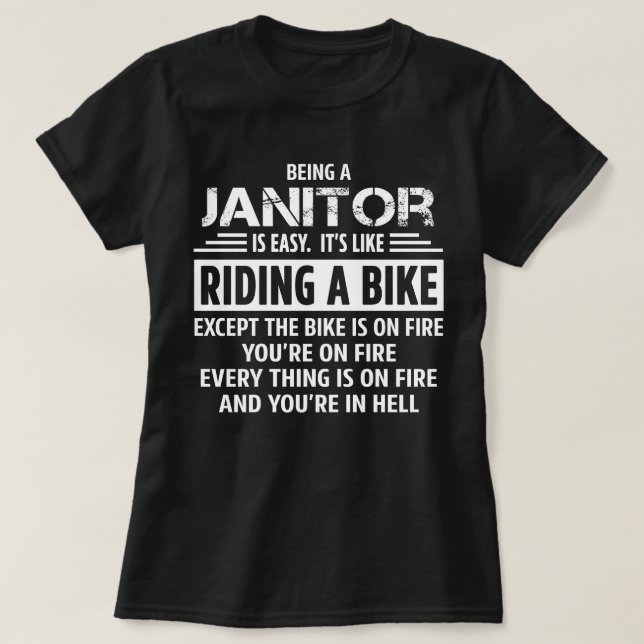 Janitor T-Shirt (Design Front)