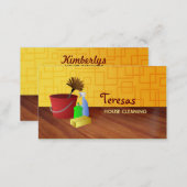 Janitorial cleaning business cards (Front/Back)