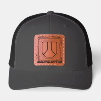JANIX CIVIL DEFENSE LEATHER PATCH HAT