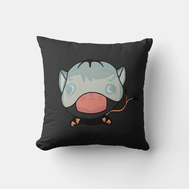 Jank Jax Throw Pillow (Front)