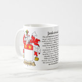 Jankowski, the Origin, the Meaning and the Crest Coffee Mug (Front Left)