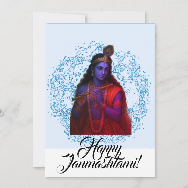 Janmashtami Greeting Card (Front)