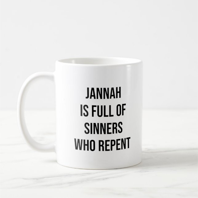 Jannah / Paradise quot Coffee Mug (Left)