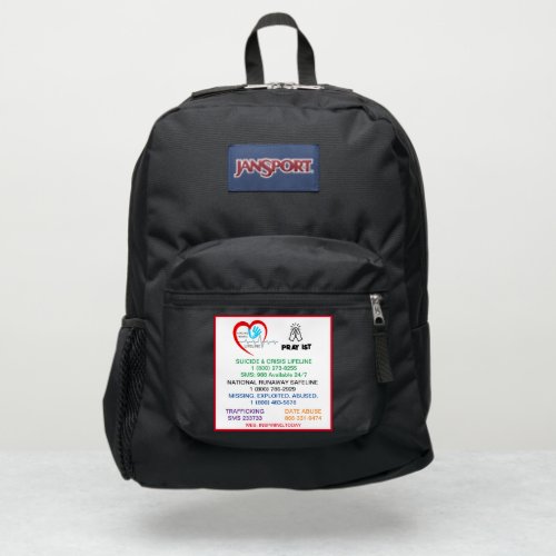 Jansport BackPack by HEALING HEART LIFELINE