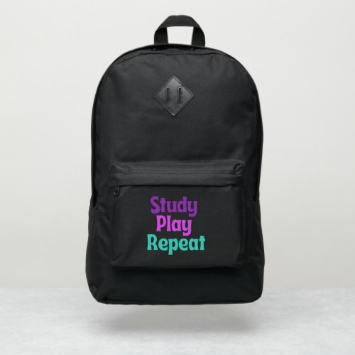 JanSport Where Study Play  Repeat Come Together Port Authority Backpack