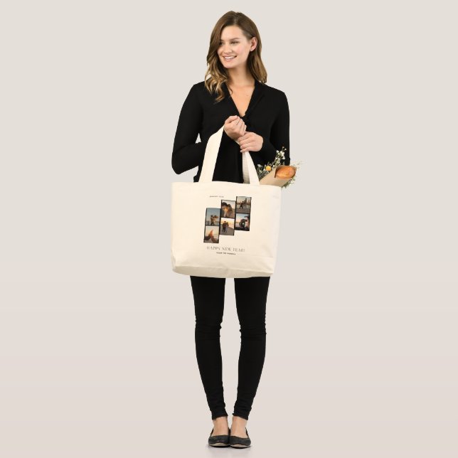 January2025 Happy new year from the Browns Jumbo  Large Tote Bag (Front (Model))