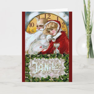 January 1st holiday card