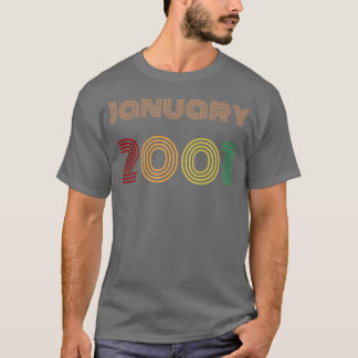 January 2001 Vintage Design T-Shirt