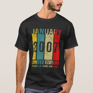 January 2007 Limited Edition 15 Years Of Being Awe T-Shirt