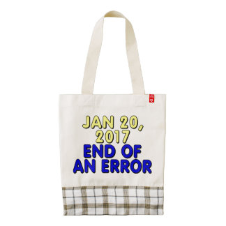 January 20, 2017: End of an error Zazzle HEART Tote Bag