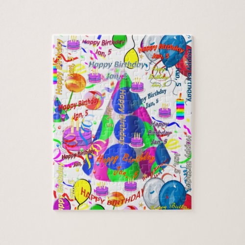 January 5 Birthday Jigsaw Puzzle