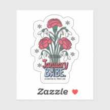 January babe celebrating all month birth flower