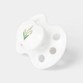January Birth Flower Snow Drop by Heather Nafe Art Pacifier (Front Right)