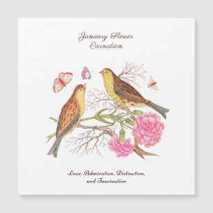 January Birth Month Flower Birthday Gift
