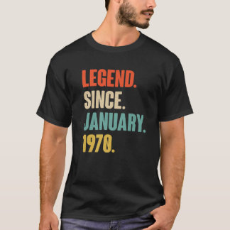 January Birthday Gift - Vintage Legend Since Janua T-Shirt