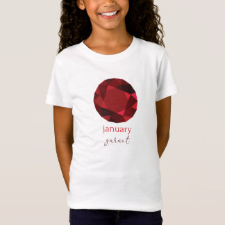 January Birthstone Garnet T-Shirt