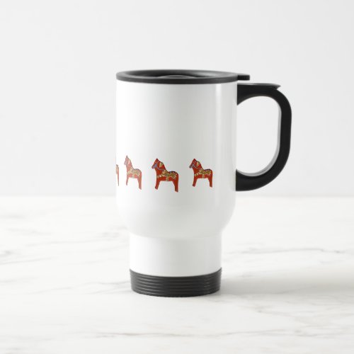 January Dala Horse Travel Mug