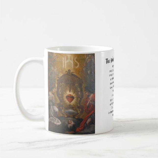 January--Golden Arrow Prayer Mug (Left)