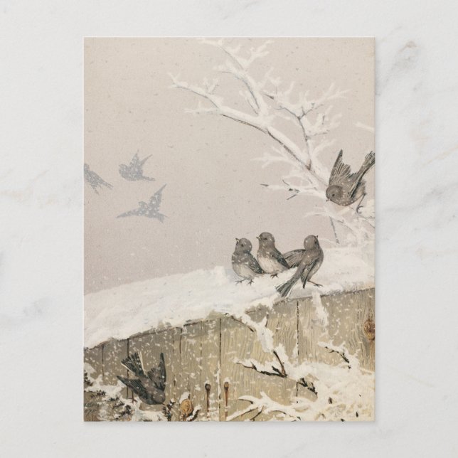 January II | Fidelia Bridges Postcard (Front)