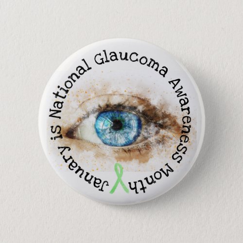 January National Glaucoma Awareness Month Button