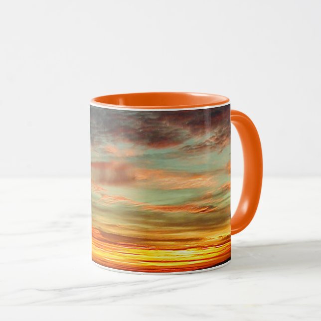 January Sunset Sky Mug (Front Right)