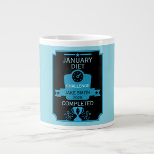 January Weight Loss Congratulation Giant Coffee Mug