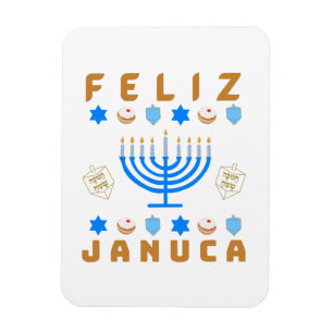 Januca, Feliz Januca, Menorah, Masada  Magnet