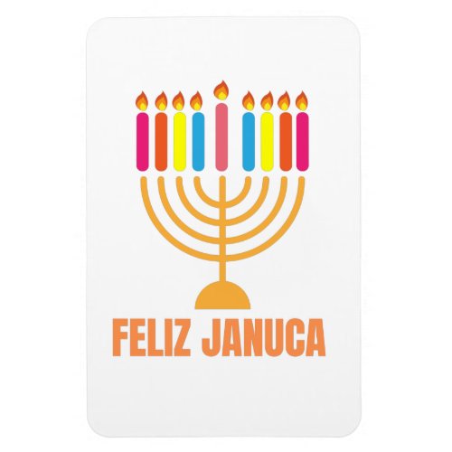 Januca Happy Januca Menorah Masada Janucia Magnet