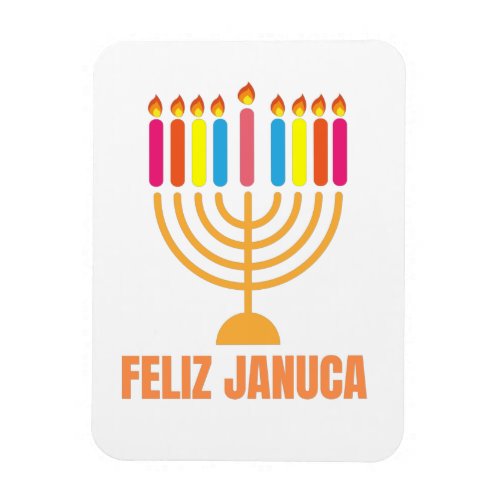 Januca Happy Januca Menorah Masada Janucia Magnet