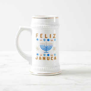 Januca januka Janucia Janukia menorah Sameaj Beer Stein