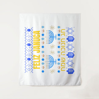 Januca januka Janucia Janukia menorah Sameaj Tapestry