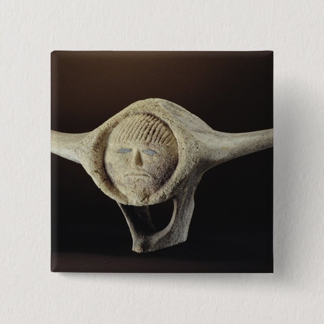 Janus Head, from Cape Dorset Button (Front)