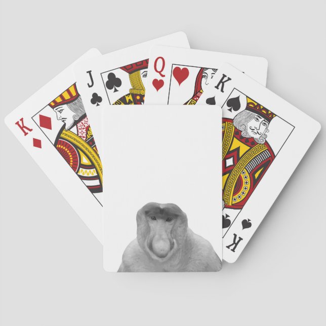 Janusz Meme, Proboscis Monkey, Polak, Pole Janus Poker Cards (Back)