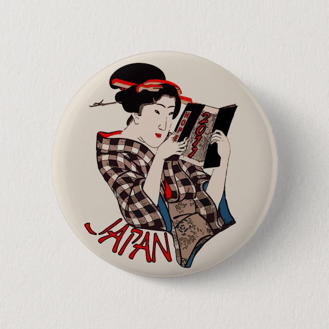 Japan 2011 button (Front)