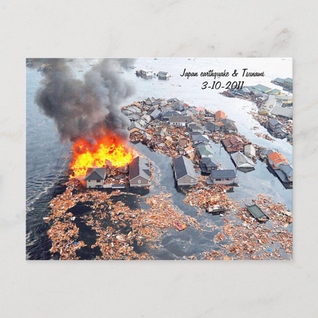 Japan 3-11-2011 Earthquake_ Postcard (Front)