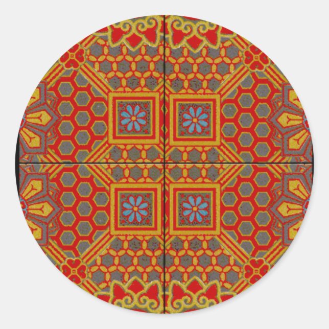 JAPAN 3C CLASSIC ROUND STICKER (Front)