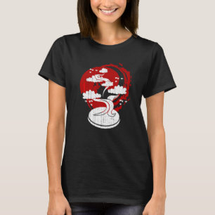 Japan Aesthetic Bonsai Gardener Buddhist Bonsai Tr T-Shirt